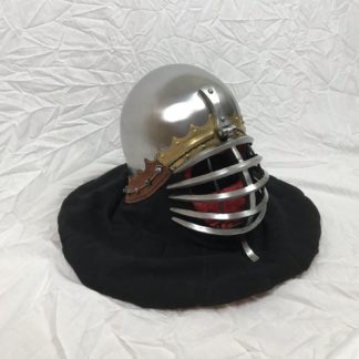 Buhurt Helmet 3mm hardened steel Wolfrib (2)